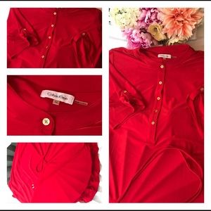 Calvin Klein Shirtdress With Belt